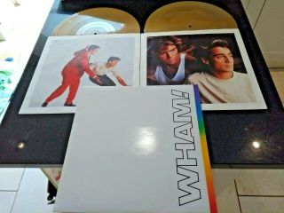 WHAM - THE FINAL NUMBERED BOX SET 2x GOLD DISC LPs,  CALENDAR AND CERTIFICATE 4