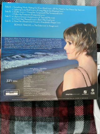 Karrin Allyson Footprints Audiophile Master Records 2 LP vinyl NM numbered 3