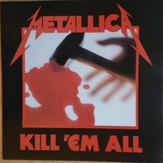 Metallica Kill Em All Lp.  Never Played.