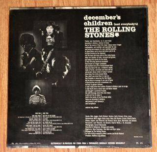 THE Rolling Stones DECEMBER ' S CHILDREN factory with HYPE STICKER 2
