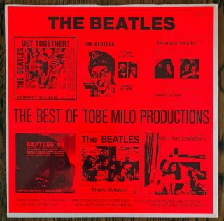 The Beatles The Best Of Tobe Milo Productions Lp 10q1/2 Orig 1978 Factory
