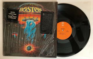 Boston - Self Titled - 1974 Us 1st Press (nm -) In Shrink W/ Hype Stickers