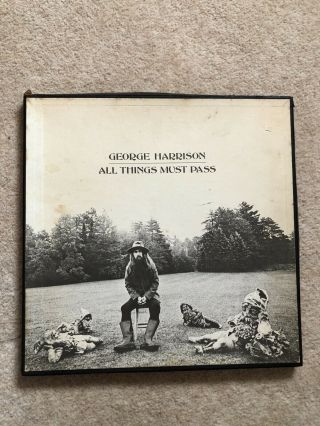George Harrison All Things Must Pass Stch 639 Triple Vinyl Lp Album Box Set