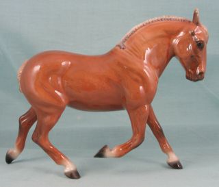 Pour Horse Pottery Suffolk Punch Saucy