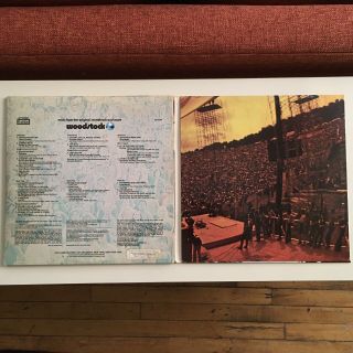 Woodstock 3 Record Music Stereo Vintage Vinyl LP Album Set Cotillion SD3 - 500 2
