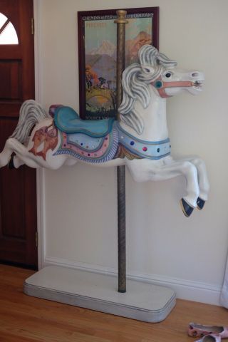 Life Size Hand Carved Carousel Horse