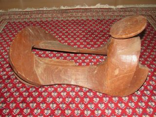 Vintage Handcrafted Solid Wood Spanish Saddle Frame 21 "