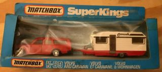 Matchbox Superkings K - 69 Volvo And Caravan