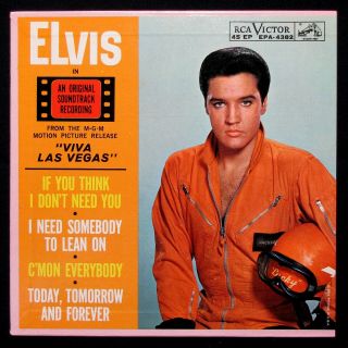 Elvis Presley – 1964 Epa - 4382 Viva Las Vegas Ep