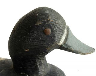 Aafa Early 1900s Antique Vintage Folk Art Hand Carved Wood Duck Decoy