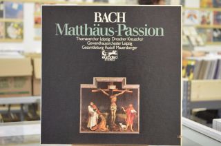 Mauersberger Bach Matthaus Passion St.  Matthew Passi Eurodisc 80613xk 4 Lp Box
