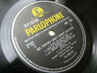 The Beatles Sgt Pepper ' s LHCB LP UK Mono 1st Press [Ex - /Ex - ] 2
