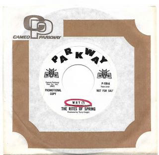 RITES OF SPRING Comin ' On Back To Me PARKWAY PROMO NM GARAGE 45 2