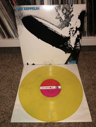 Led Zeppelin 1 - RARE Yellow Vinyl.  588 171 Stereo 5