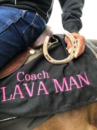 Lava Man - Horseshoe Worn At Santa Anita Park