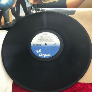THE BEST OF BLONDIE LP VINYL EX UK Greatest Hits Album Rare Poster Debbie Harry 3