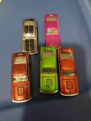Hot Wheels Vintage Series Redlines In Custom Mustangs Pink Green Orange
