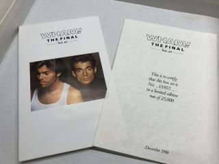 Wham The Final Limited Edition Gold Disk Boxset 2