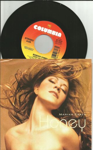 Mariah Carey W/ Mase & The Lox Honey 2trx Remix Limit Usa 7 Inch Vinyl Single 45