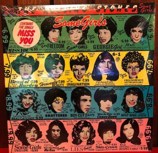 Wwvr Rolling Stones Lp Some Girls 1978 Withdrawn First Pressing
