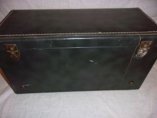 Vintage Wood Record Case 1950 ' s w/ 100 45 R&R - Do - Wop Records 1950 ' s & 1960 ' s 6