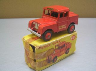Dinky Toys 255 Land Rover Mersey Tunnel Police Made In England Nmib