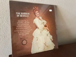 The Barber Of Seville Highlights - Beverly Sills Lp Record