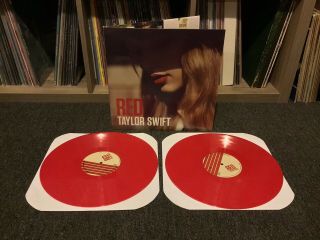 Taylor Swift Red Acm Consideration Promo Package Very Rare Red Colored Double Lp