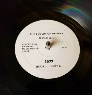 THE EVOLUTION OF ROCK,  1978,  67 LPs,  COMPLETE,  RADIO SHOW/SPECIAL,  VG TO NM - 2