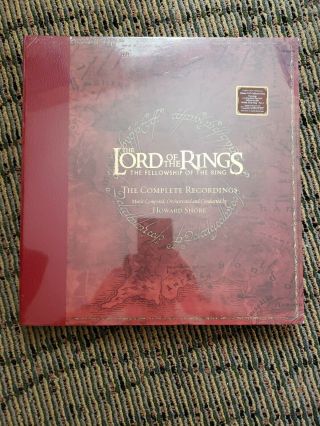 Lord Of The Rings The Fellowship Of The Ring Red Vinyl 5 Lp Box Set