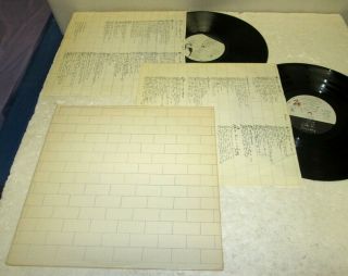 Pink Floyd The Wall 2 Lp Set Nm/ex - Us Columbia Pressing Vinyl 1979