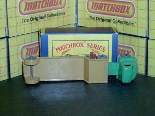 Matchbox Moko Lesney Bedford Low Loader 27 b1 MW lt green SC1 EX/NM crafted box 8