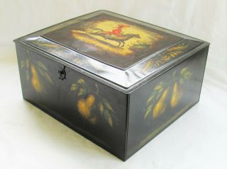 Large Box With Horse & Rider By Peter Ompir - No Res