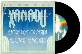 Electric Light Orchestra Elo - All Over The World (xanadu) - 7 " 45 Record Picslv