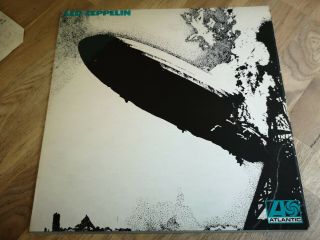 Led Zeppelin Lp 1 Same Uk Atlantic 1st Press Superhype Uncorrected & Plays