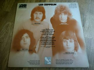 Led Zeppelin LP 1 Same UK Atlantic 1st press Superhype Uncorrected & PLAYS 5