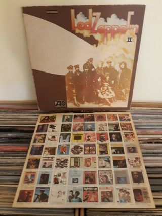 Led Zeppelin Ii 1st Press 1969 Rl Ss Ludwig Sp Press Play Graded Strong Vg/vg,