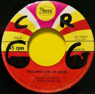 Conjunto Los Rayos " Vacilando Con " Killer Cumbia Psych Guaracha Peru 45 Listen