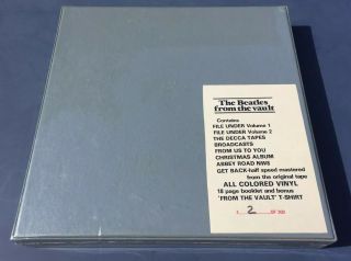 The Beatles ‘From The Vault ' 8 LP Vigotone Vinyl Box Set 2 of 300,  Tshirt Rare 4