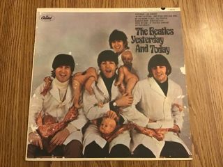 The Beatles 3rd State Mono Butcher Cover In Ex Just Peeled Cond Us 1966