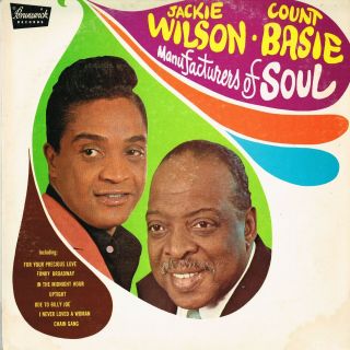 Jackie Wilson & Count Basie Manufacturers Of Soul U.  S.  Brunswick Lp Bl - 54134