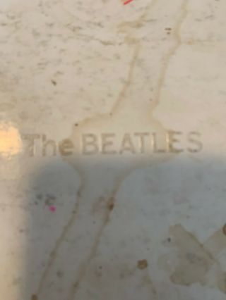 The Beatles - White Album - 1968 US Apple 1st Press Lower Cover 2