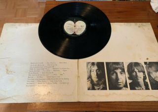 The Beatles - White Album - 1968 US Apple 1st Press Lower Cover 4