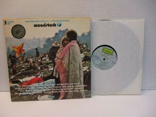 6: 3lp Woodstock: Movie From The Soundtrack Cotillion Sd3 - 500 Nm/vg,