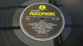 The Beatles Revolver 1966 Uk Lp Remix 11 1st Press 606 - 1 Mono Minus Audio