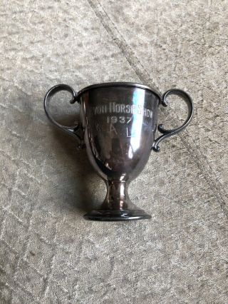 Rare 1937 Devon Horse Show Trophy