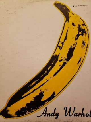 The Velvet Underground & Nico Vinyl Lp Andy Warhol Banana Sticker