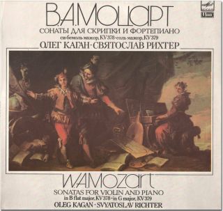 Kagan Violin Mozart Sonatas Kv.  378 & 379 Richter Melodiya Digital Low