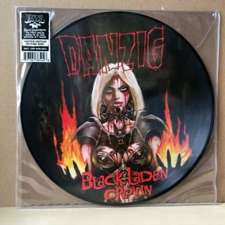 Danzig Black Laden Crown 2018 Vinyl Lp Ltd Pic Disc Misfits Rob Zombie Samhain