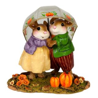 Wee Forest Folk Happiness With Sprinkles Fall,  Wff M - 639a,  Ltd 2018 Rain Mouse